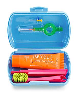 Travel set BE YOU in blue box