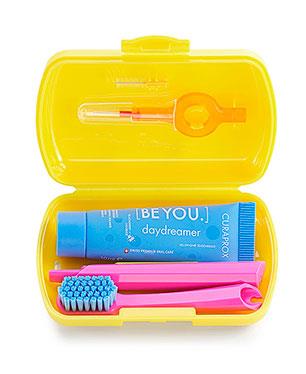Travel set BE YOU in a yellow box