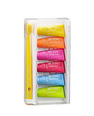 BE YOU Set 6 flavors + toothbrush Ultra Soft CS 5460